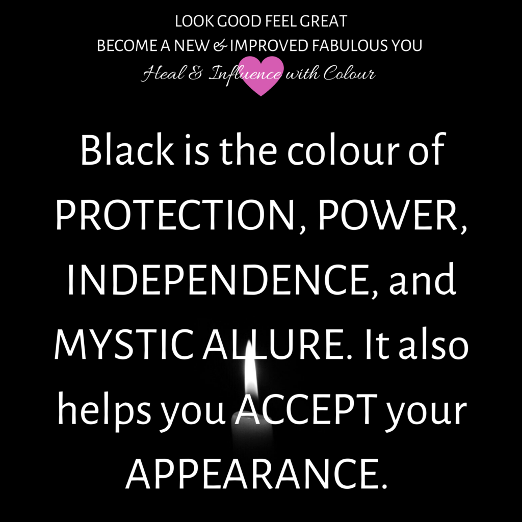 black-is-the-colour-of-protection-power-independence-and-mystica-allure-it-also-helps-you-accept-your-appearance-nonverbal-tip-with-good-looks-bible-glb-by-jehan-mir