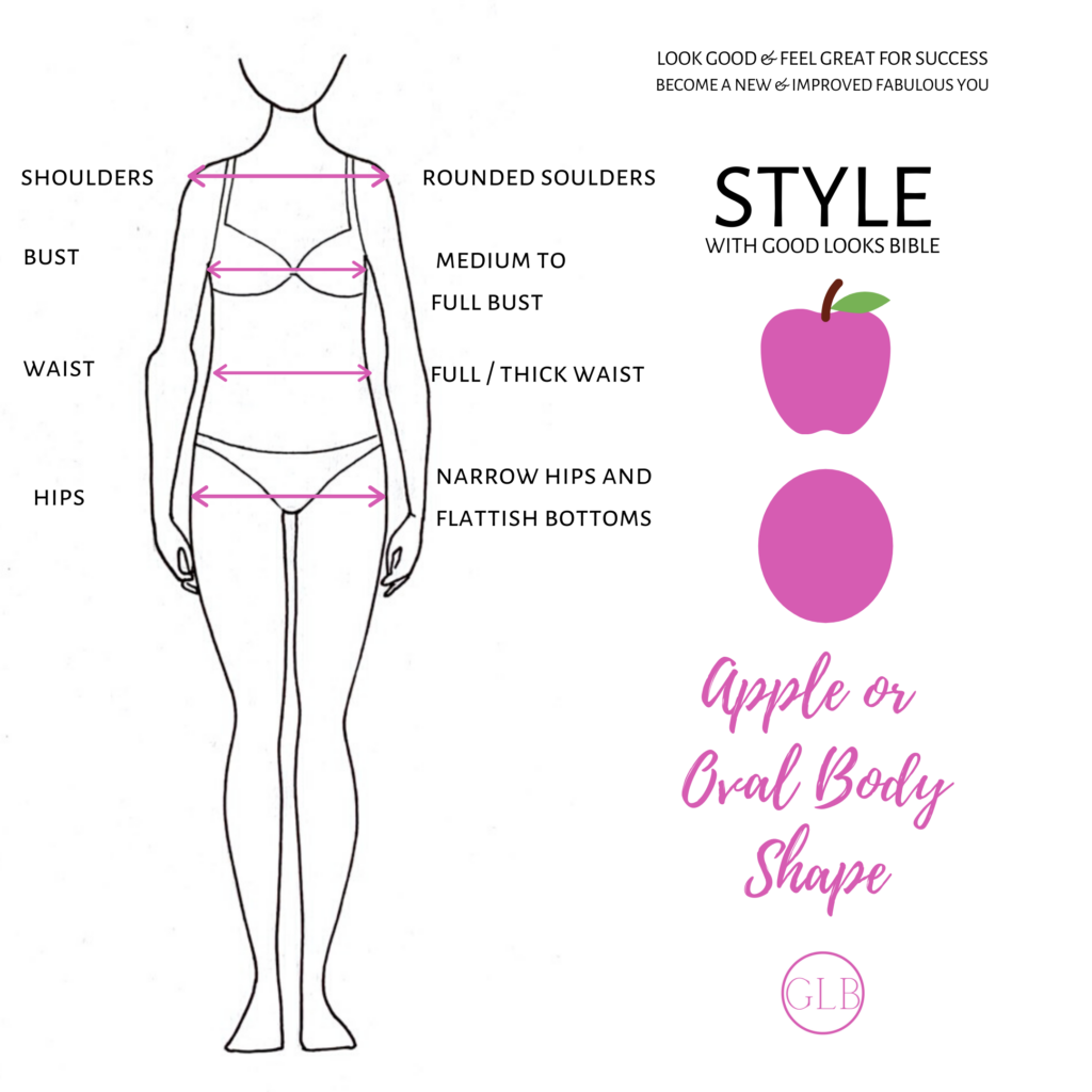 Apple/ oval body shape/type