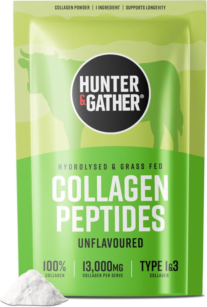 Hunter & Gather Collagen Peptides – unflavoured hydrolysed bovine collagen powder for hair, skin, nails and joints